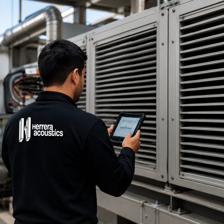 Inspección de equipos con tablet en sitio